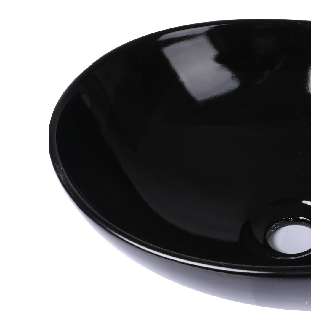 tools & accessories Wash Basin Oval Gloss Black