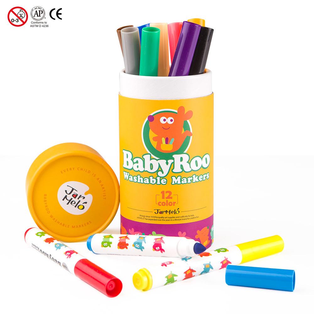 toys for infant Washable Markers -Baby Roo 12 Colors