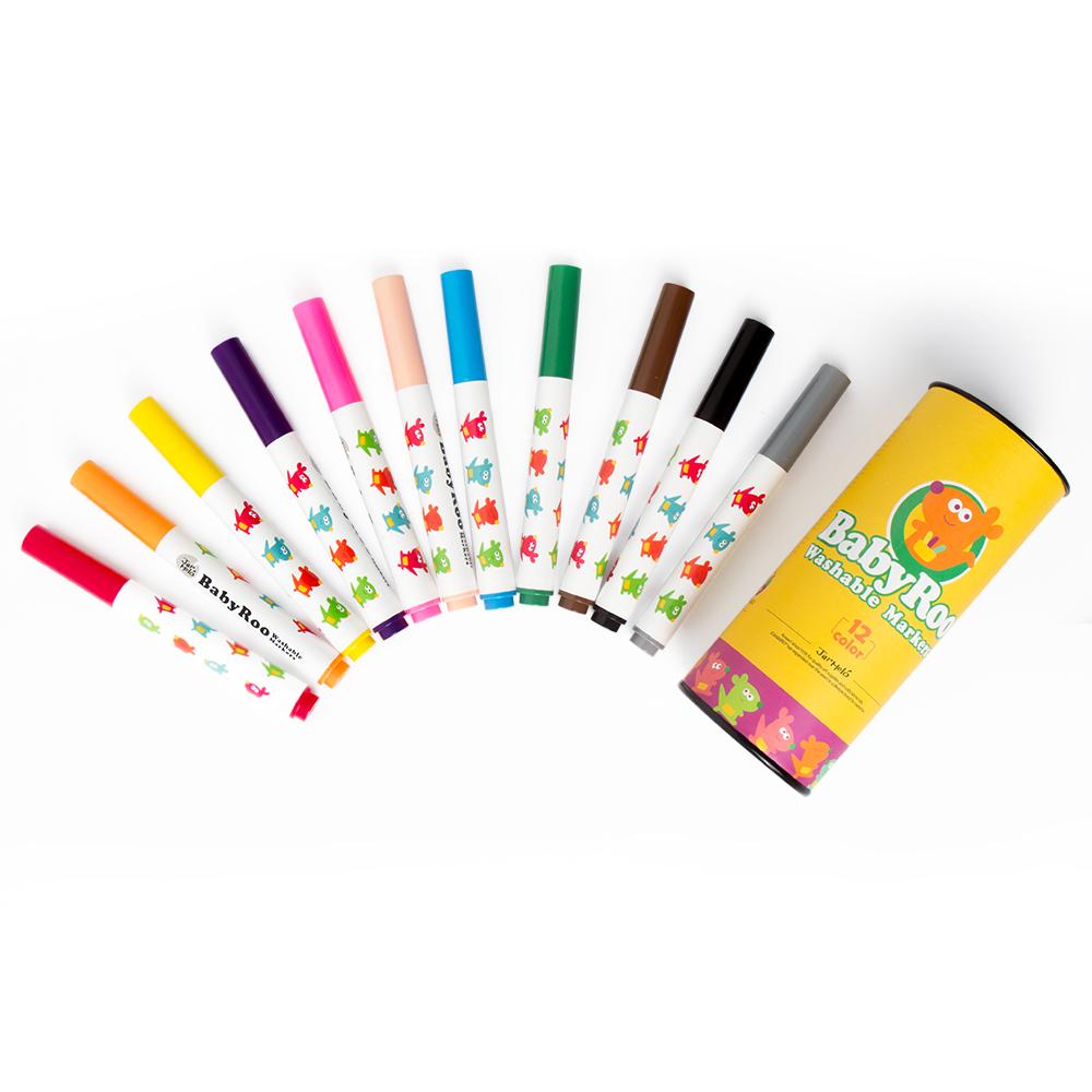 toys for infant Washable Markers -Baby Roo 12 Colors