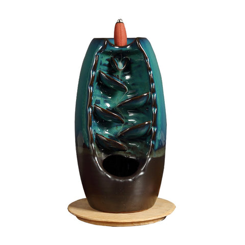others Waterfall Smoke Backflow Ceramic Holder + Cones