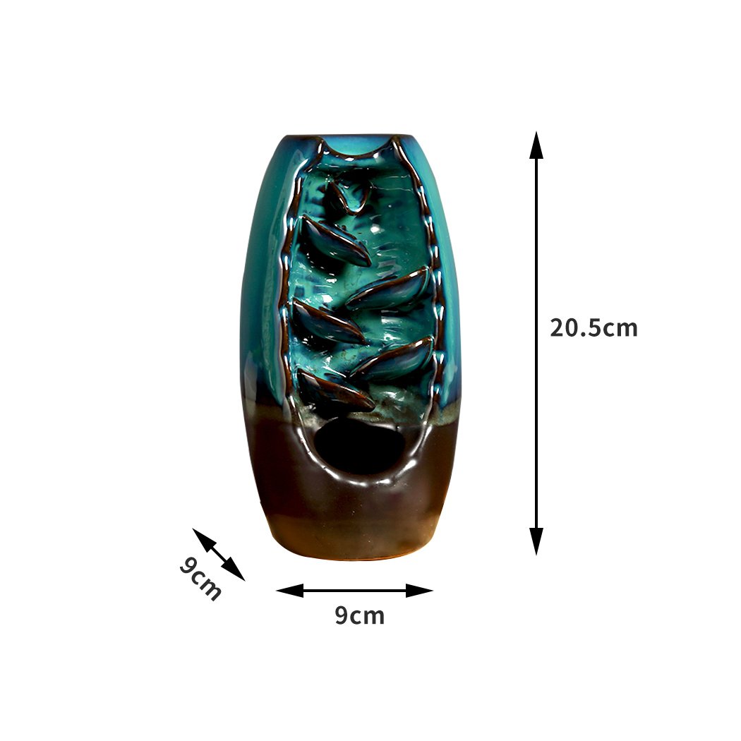 others Waterfall Smoke Backflow Ceramic Holder + Cones