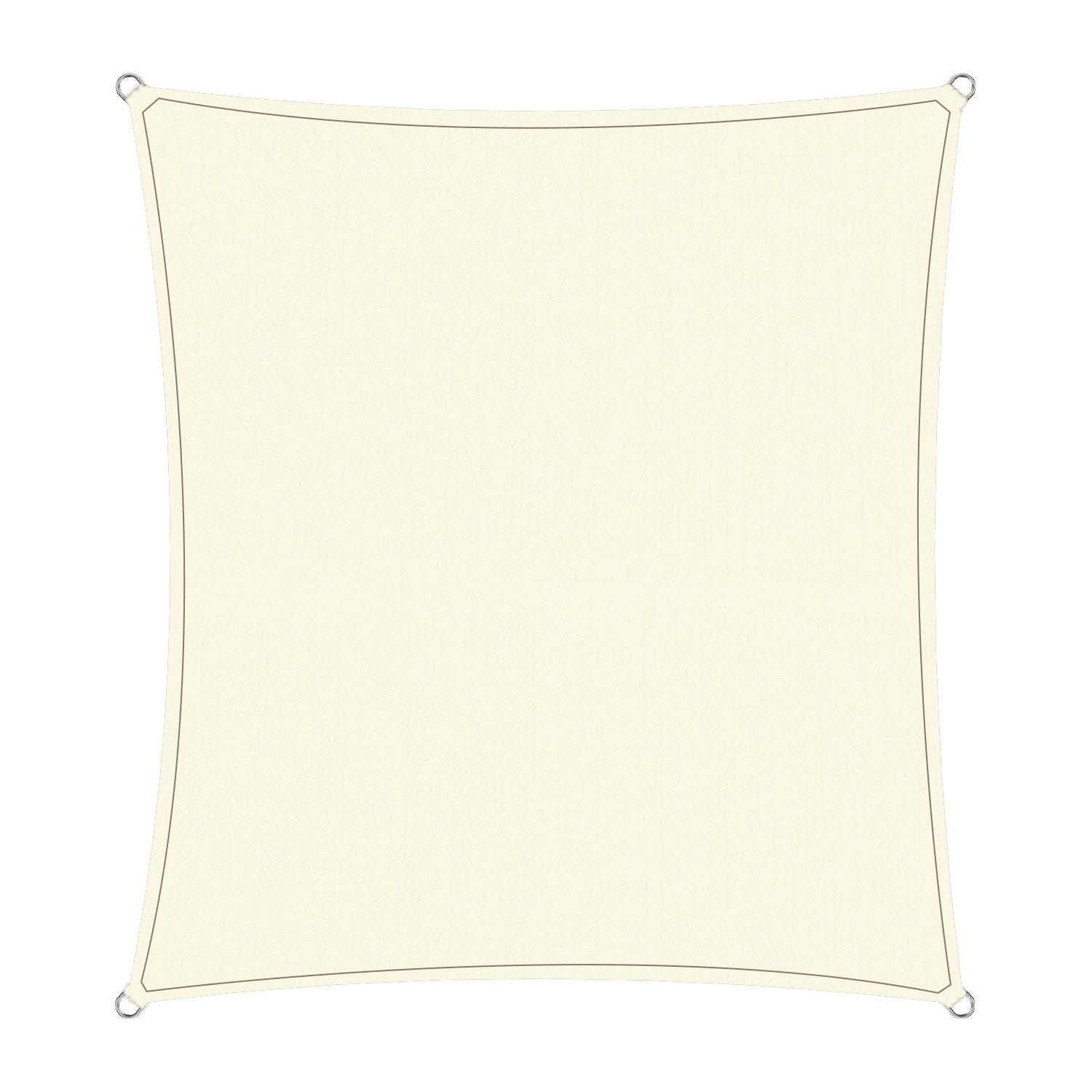 Waterproof Outdoor Shade Sail Sun Cloth Square 2.5x2.5M