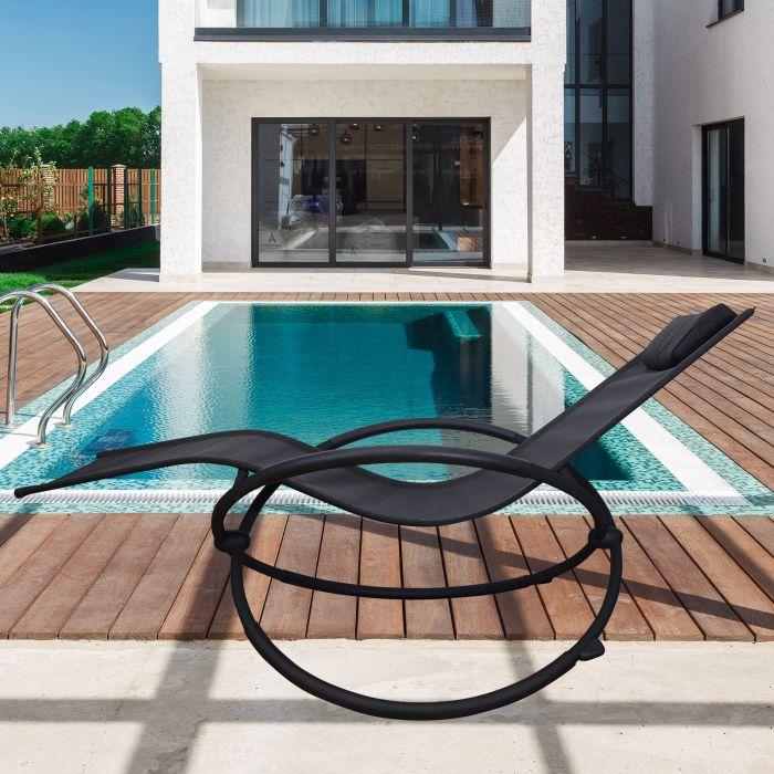 weatherproof Zero Gravity Rocking Chair, Outdoor Furniture - photo 7