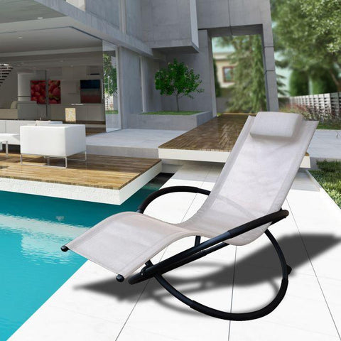 sand weatherproof Zero Gravity Rocking Chair