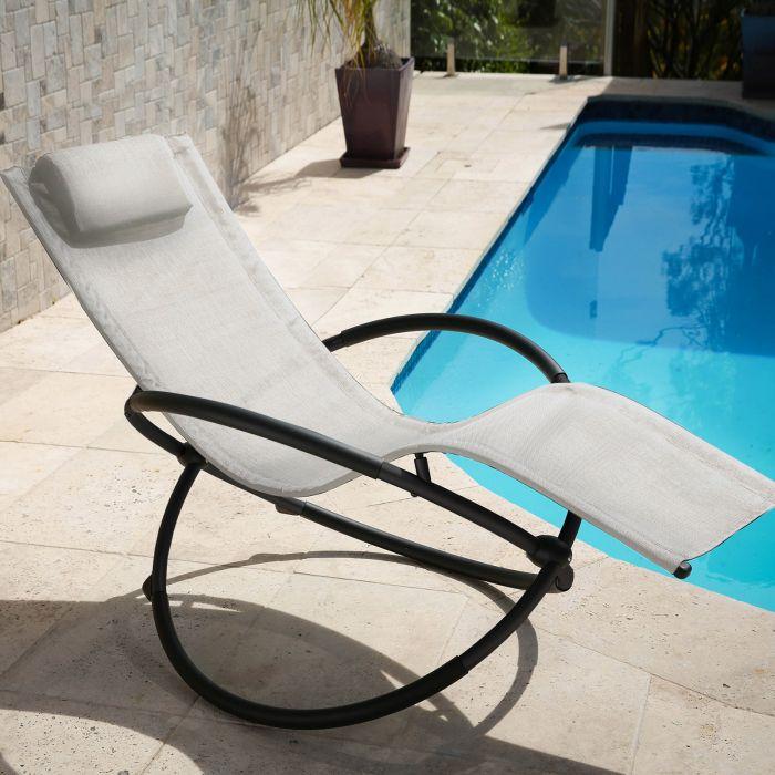weatherproof Zero Gravity Rocking Chair, Outdoor Furniture