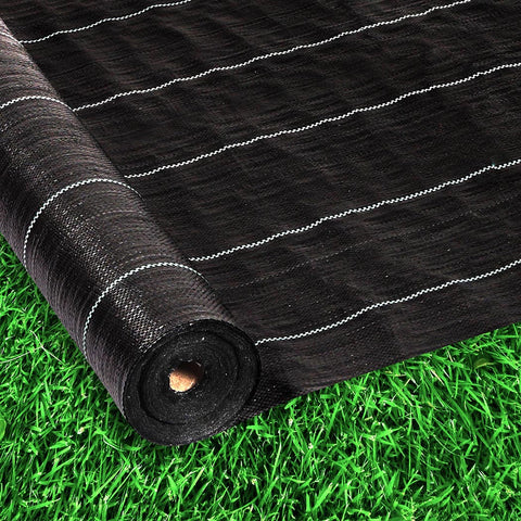 Weed Mat 0.915mx200m Plant Control Weedmat Pebbles Gravel Woven Fabric