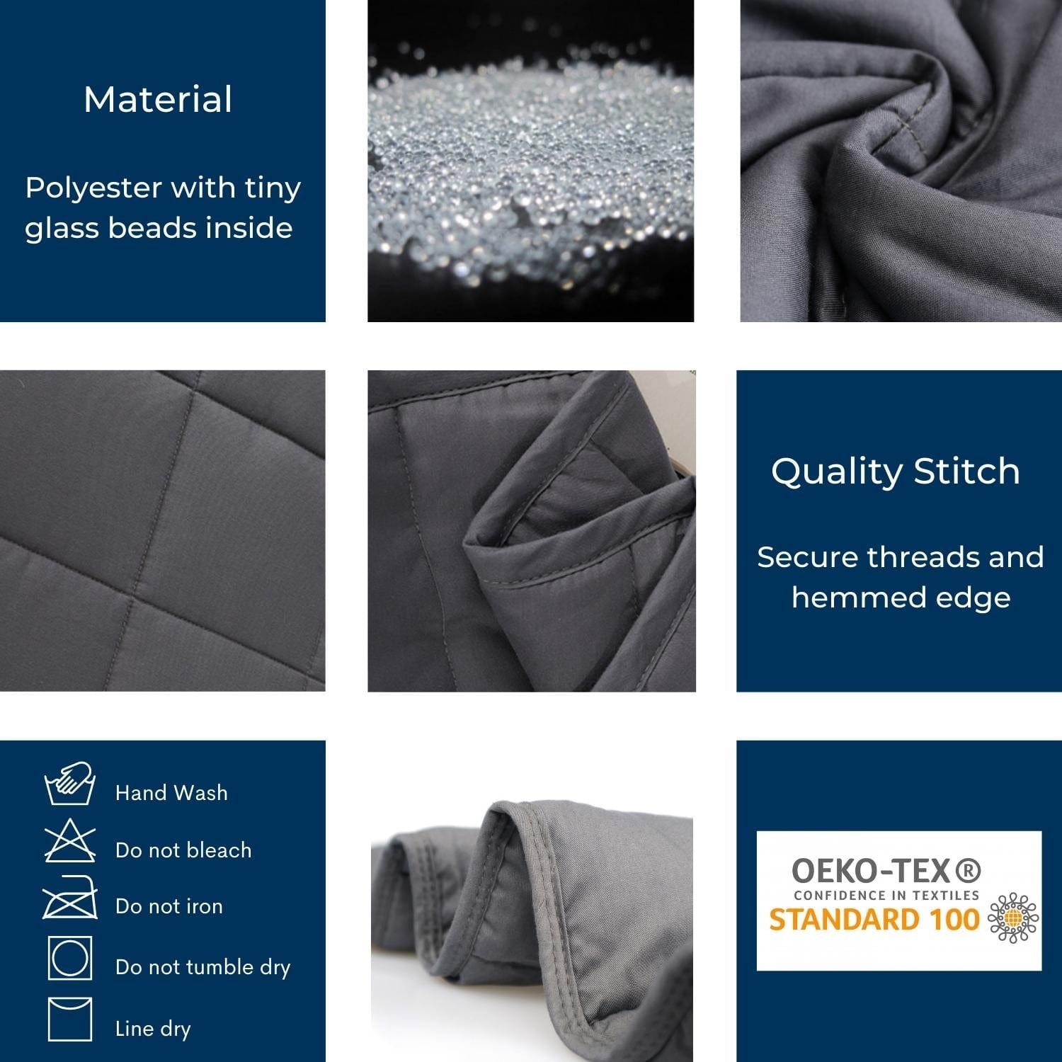 Weighted Blanket 5KG Light Grey