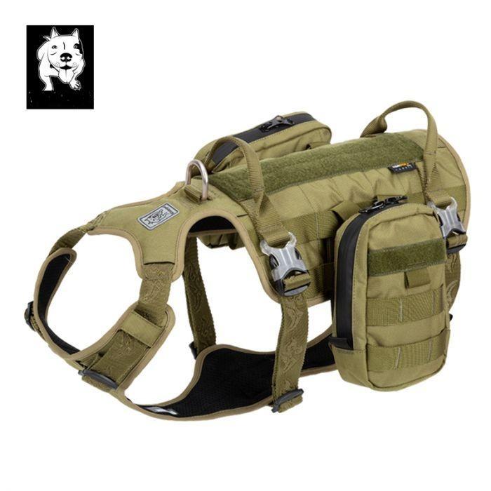 Green colour - Whinhyepet Military Harness Army Green