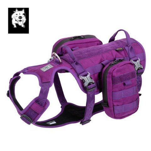 Whinhyepet Military Harness Purple