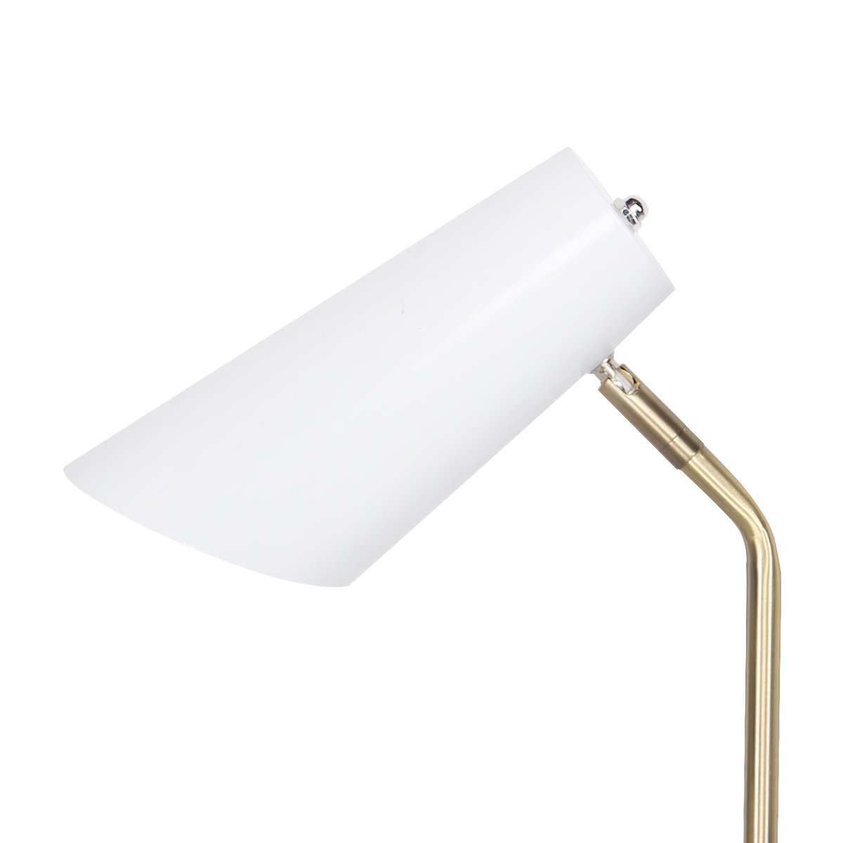 White/Brass Table Lamp