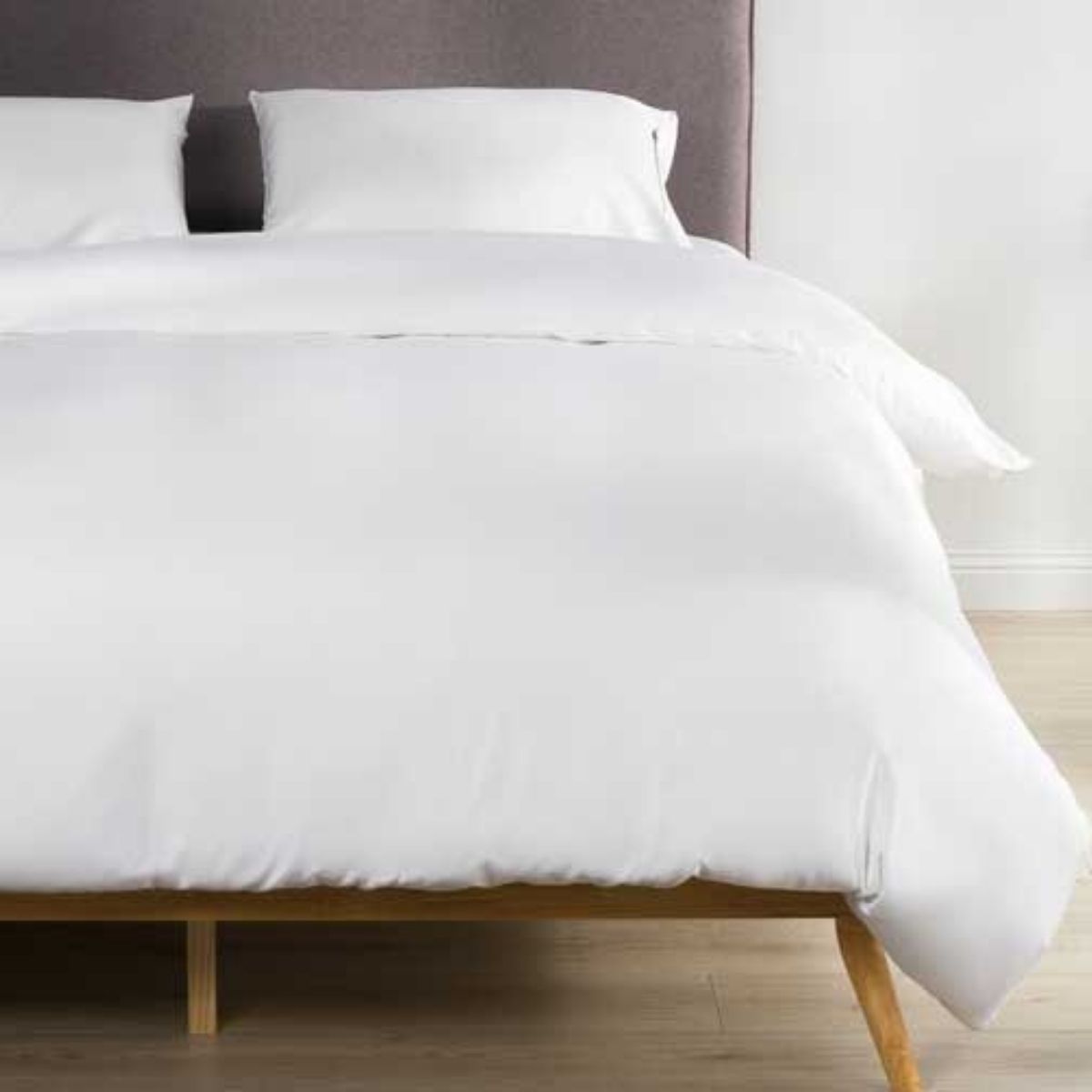 White Organic Bamboo Duvet Cover Set