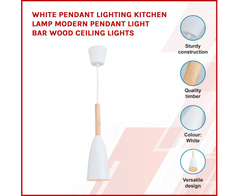 White Pendant Lighting Kitchen Lamp