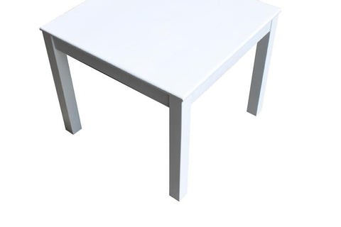 New Arrivals White Square Table