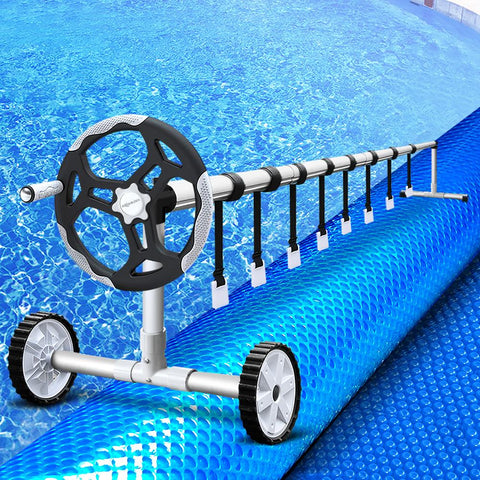 Pool & Accessories wimming Pool Cover Roller 400 Micron Adjustable Blanket 10 X 4m
