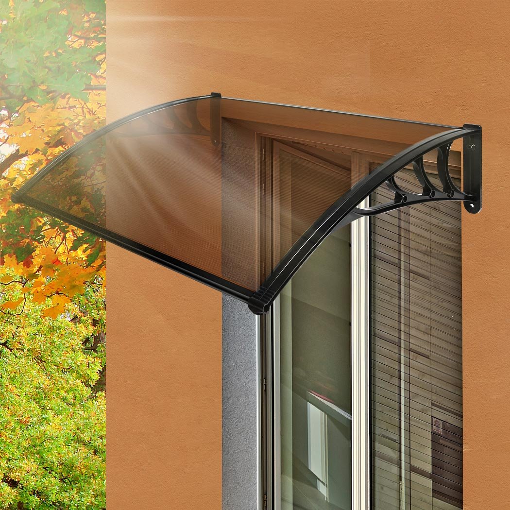 Outdoor Living Window Door Awning Canopy Outdoor Patio Sun Shield Rain Cover 1 X 1.2M
