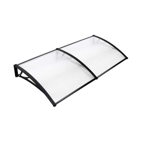 Window Door Awning Canopy Outdoor UV Patio Rain Cover Clear White