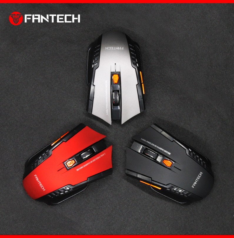 electronics Wireless Gaming Mouse Red