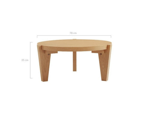 Wood coffee table-Oak