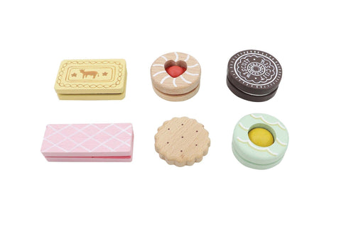 Wooden Biscuit Set