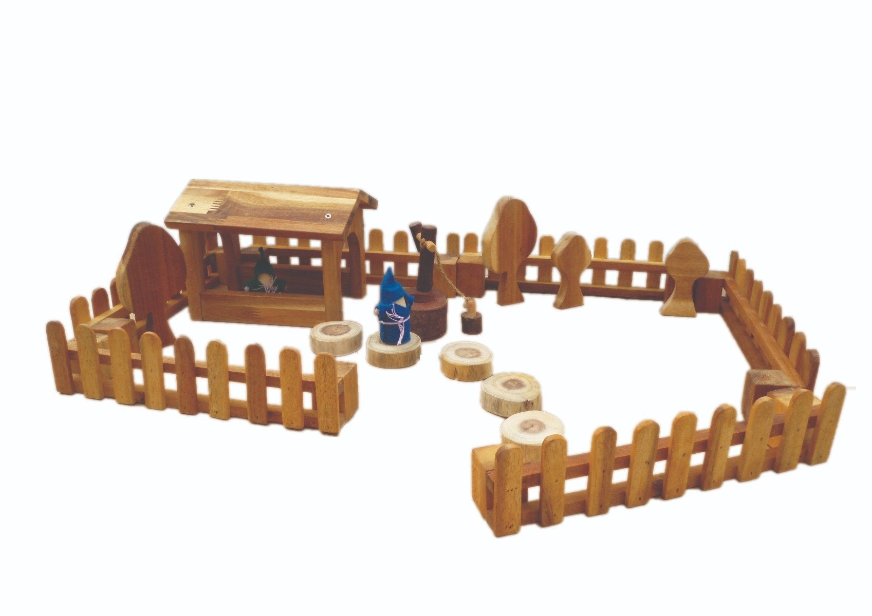 Toys Wooden fence- set of 4