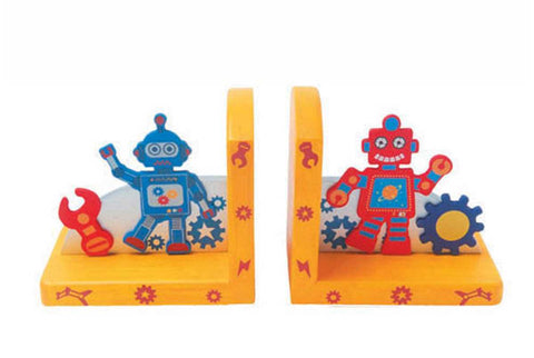 toys for infant Wooden Robot Bookend