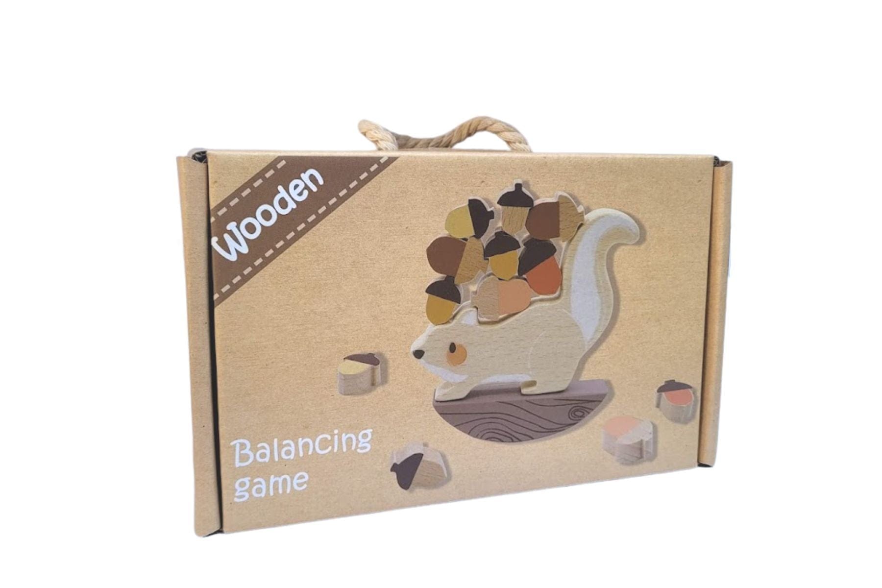 Wooden Squirrel Balancing Game