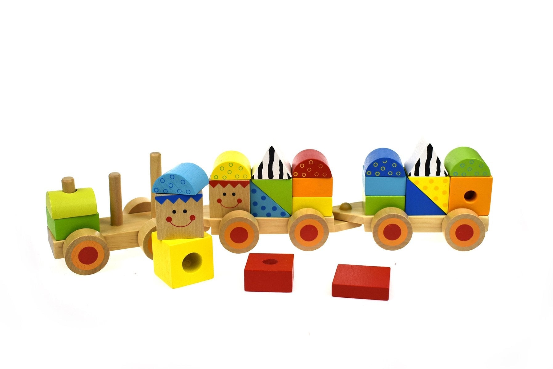 toys for infant Wooden Stacking Train