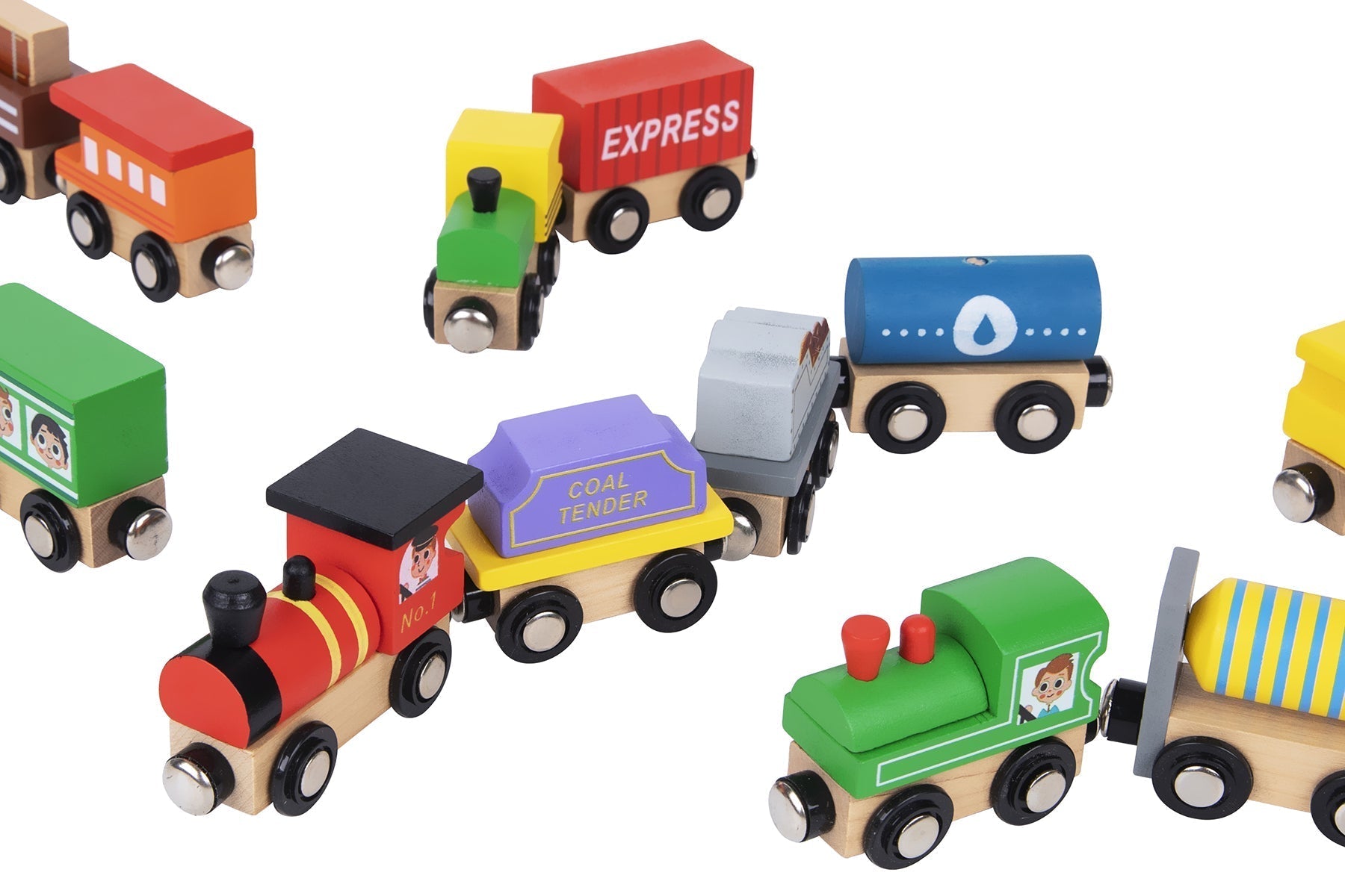 Wooden Train Set