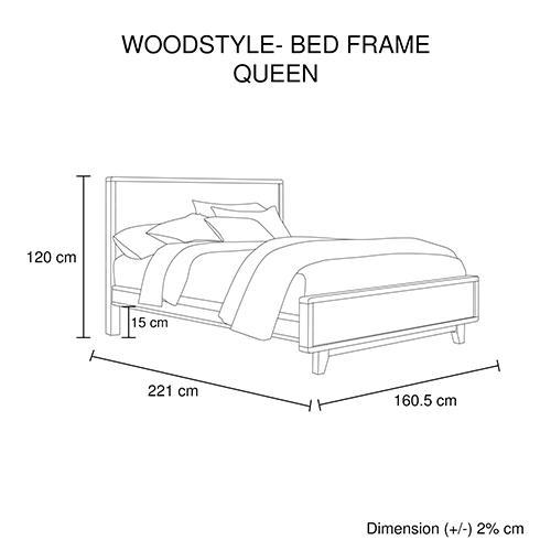 Bedroom Woodstyle Queen Bed