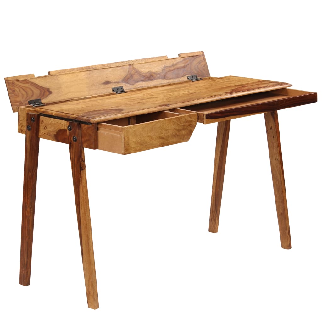 Writing Desk 118x50x76 cm Solid Sheesham Wood