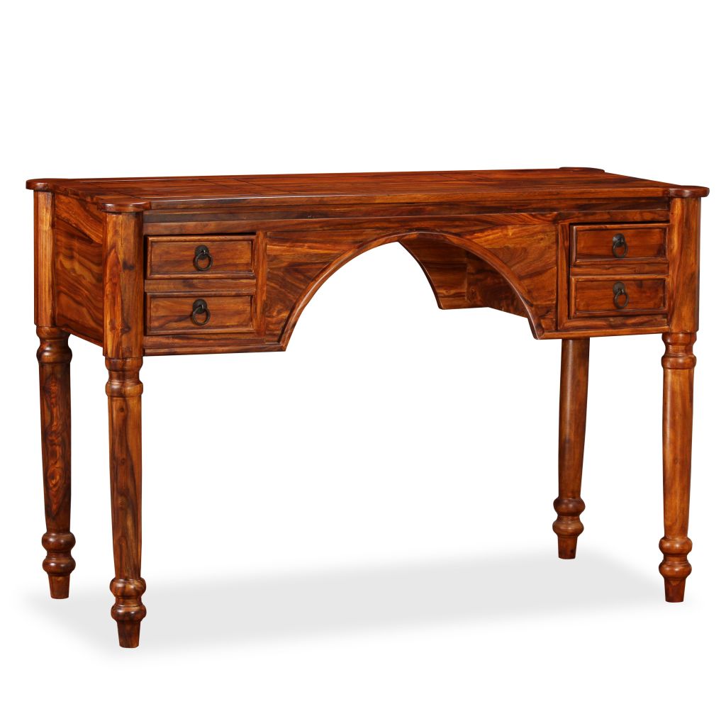 Writing Table Solid Sheesham Wood 115x50x76cm