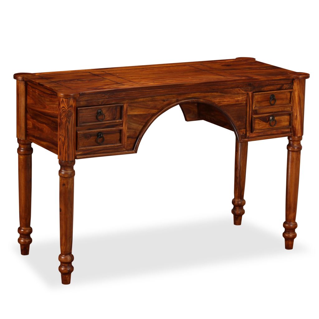 Writing Table Solid Sheesham Wood 115x50x76cm