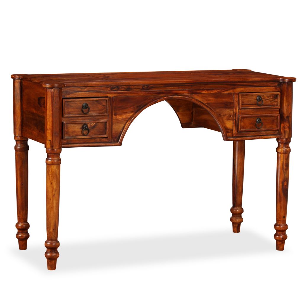 Writing Table Solid Sheesham Wood 115x50x76cm