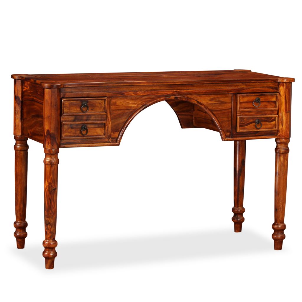 Writing Table Solid Sheesham Wood 115x50x76cm