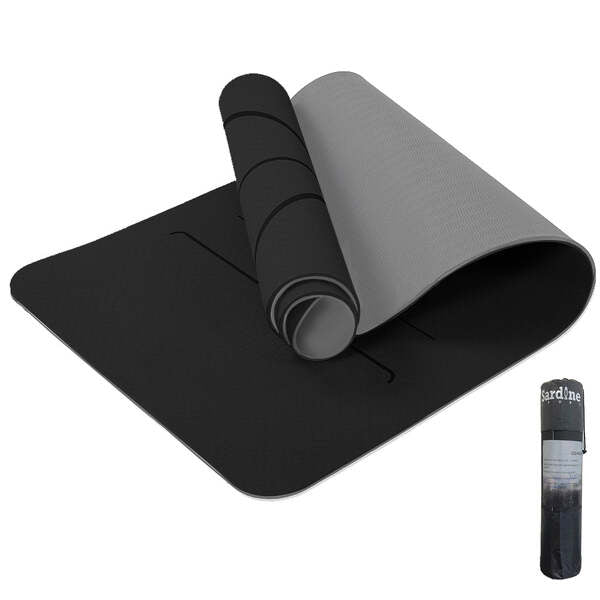 Yoga Mat Exercise Workout Mats For Home Workout Home Gym Extra Thick Large 8Mm