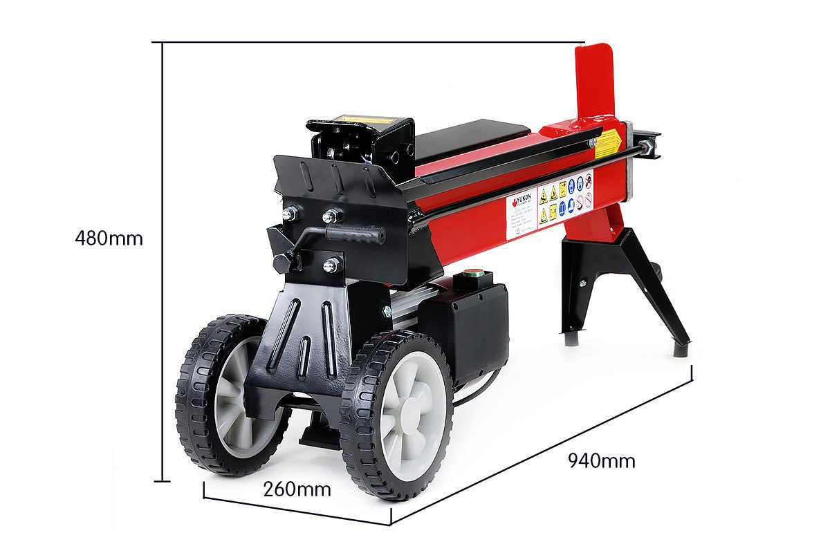 Yukon 240V Electric Log Splitter Wood Cutter - 8Ton