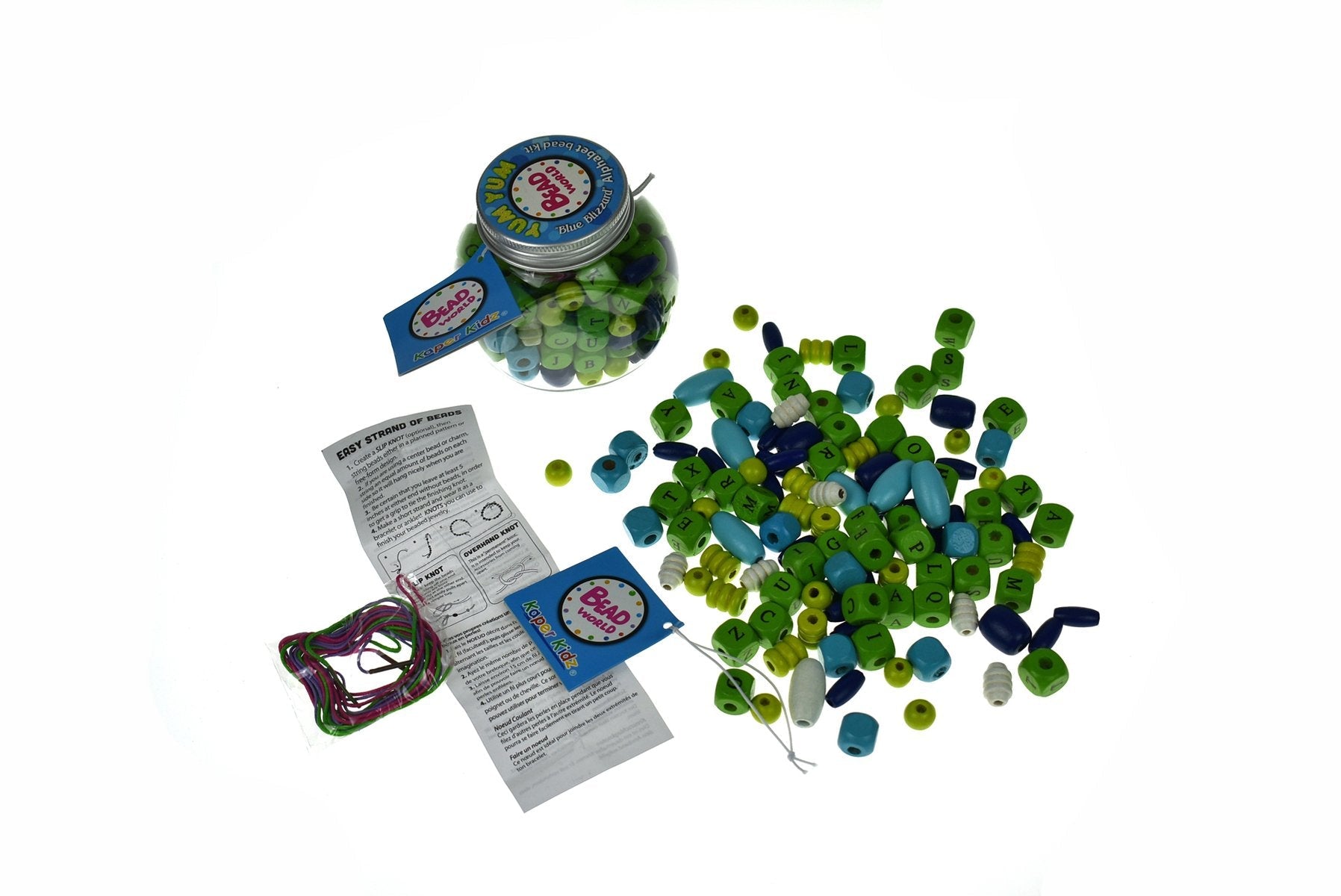 toys for above 3 years above Yum Yum Diy Alphabet Bead Blue Blizzard