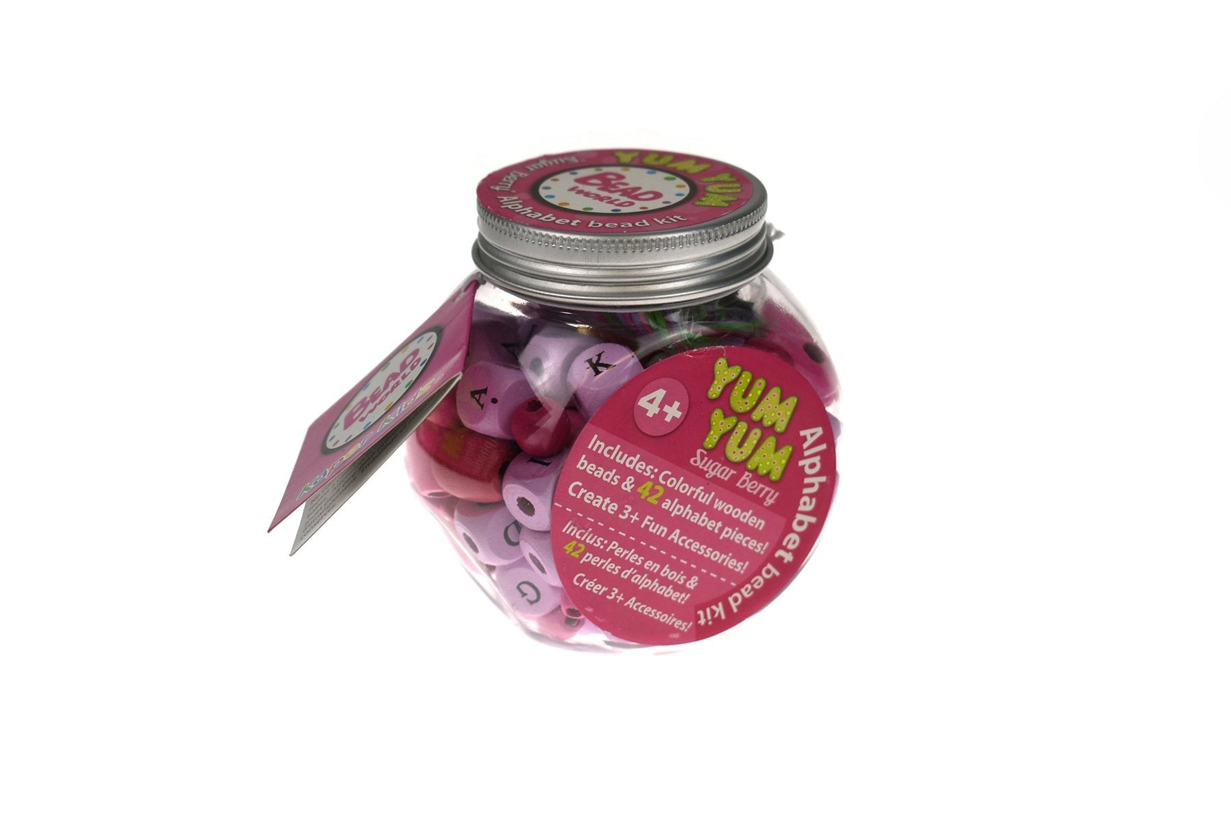 toys for above 3 years above Yum Yum Diy Alphabet Bead Pink Sugar Berry