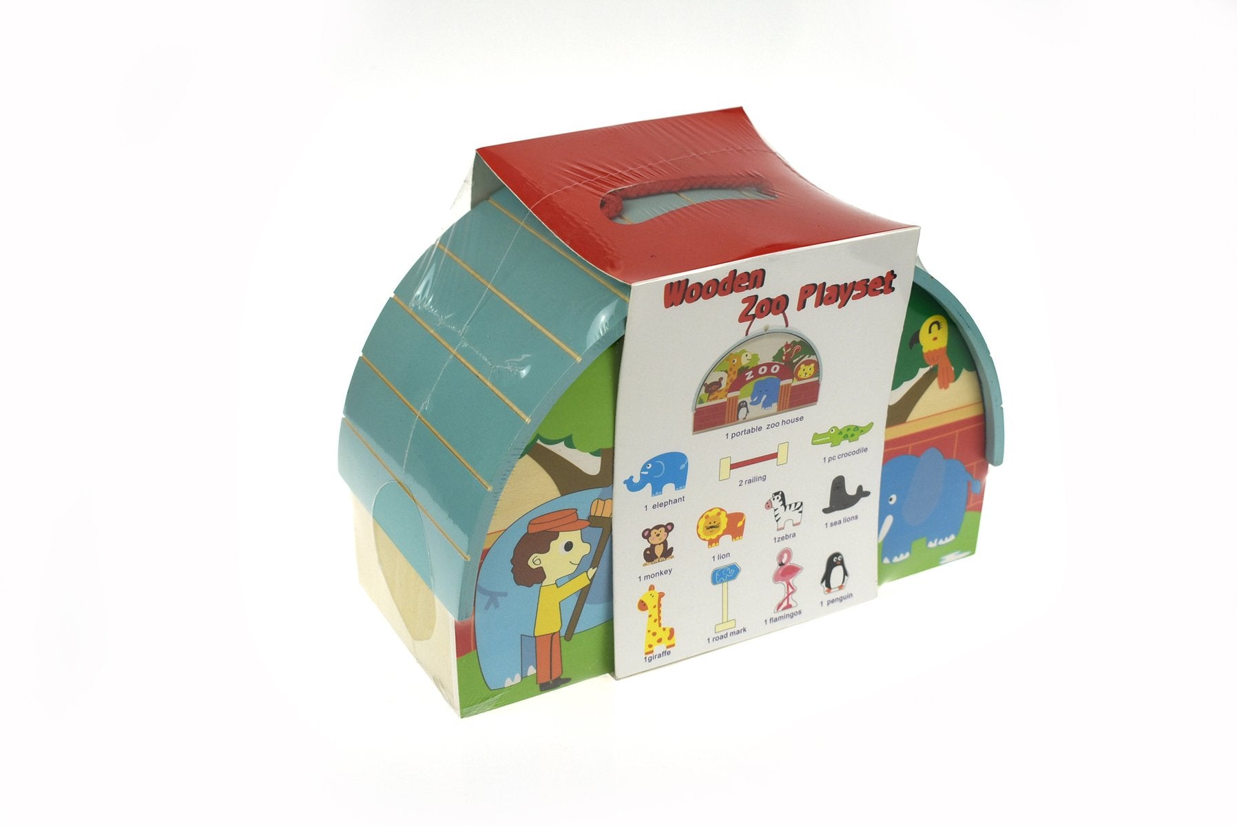 toys for infant Zoo Playset With Carry House