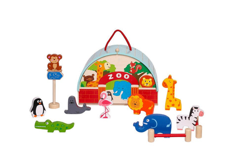 toys for infant Zoo Playset With Carry House